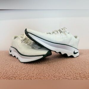 Nike Women's Motivation, Size 9.5, White/White-Summit White-Vintage Green
